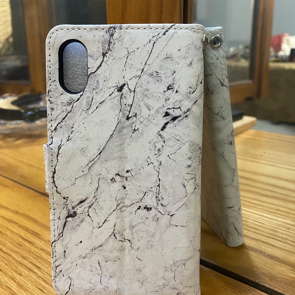 Marble IPhone X Wallet Case NEW
